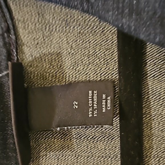 Lane Bryant Dark Blue Short Jean Jacket Size 22 - Picture 6 of 8